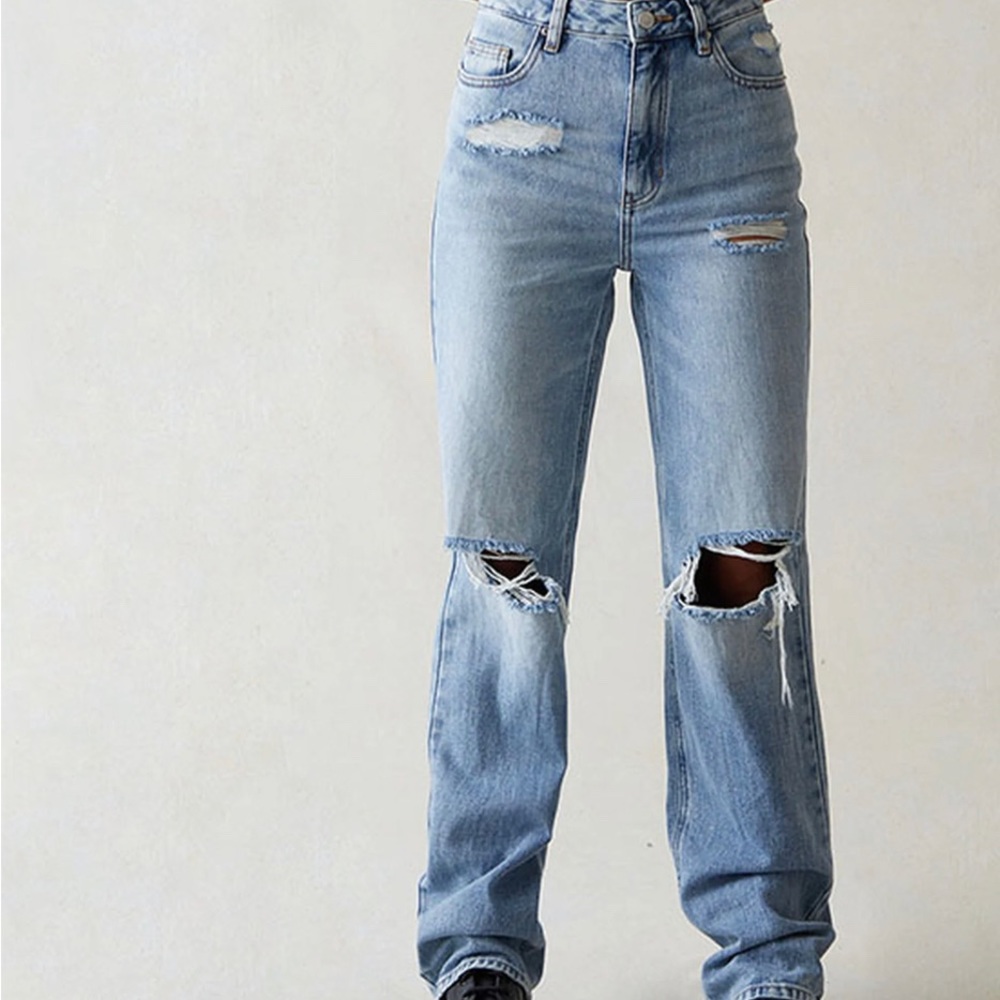PacSun 90s Boyfriend Jeans Elmo Blue Size 28